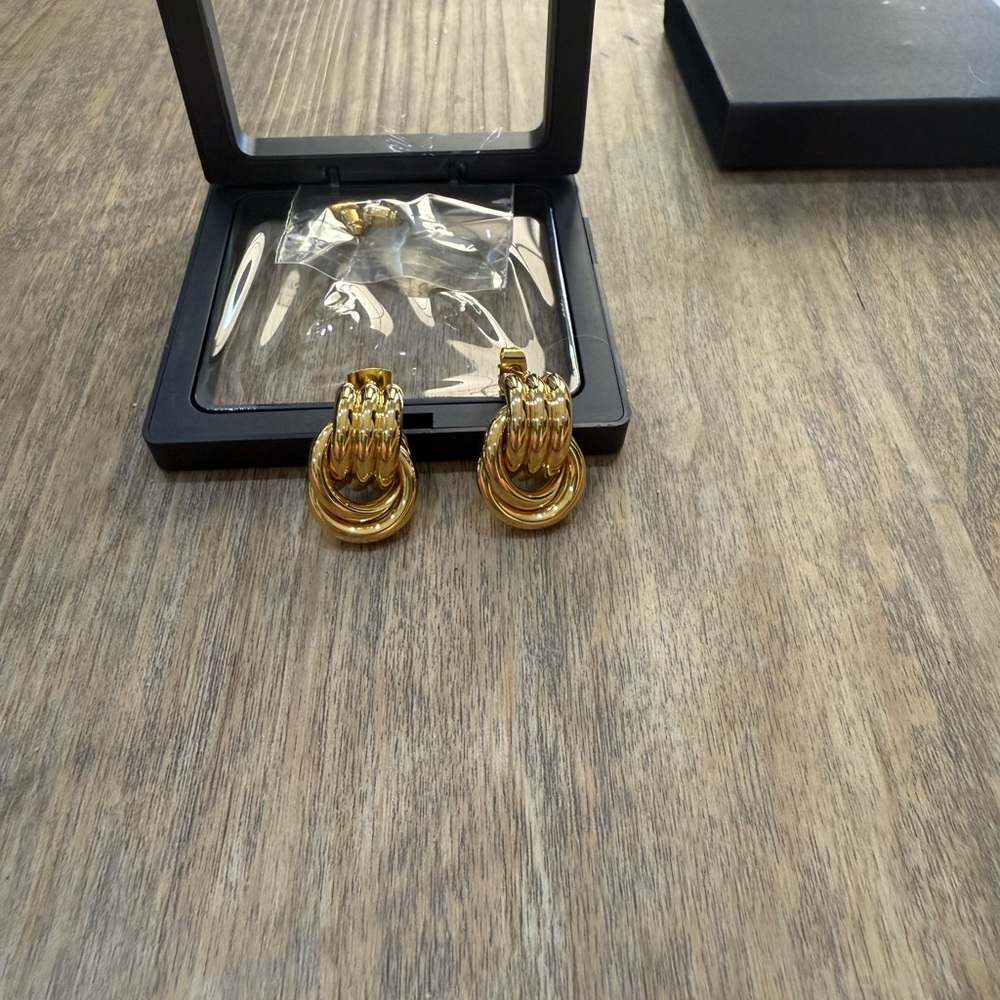Gold Hoop Earrings